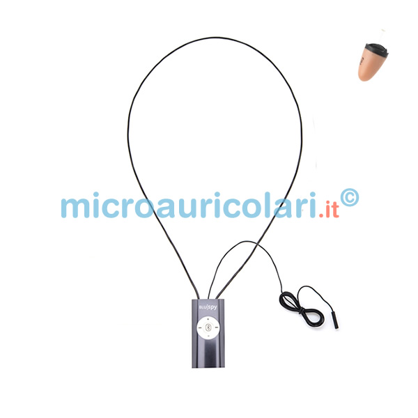 Micro auricolare VIP Pro Mini + collana BluSpy bluetooth extrasottile