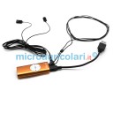 Micro auricolare mp3 collana con pulsanti