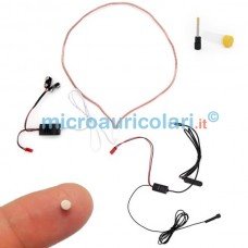 PingaOculto Auricolari Spia Bluetooth Esami Nano Mini Invisibile Nascosto  per Cellulare con Microfono Strisce Adesive - Micro Cuffie Invisibili