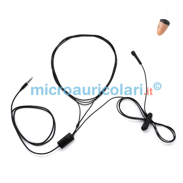 Micro auricolare VIP Pro Mini + collana induttiva BluSpy extrasottile
