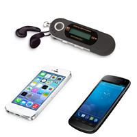 Mp3 e mobile per micro auricolare